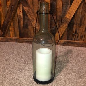 Decorative glass bottle